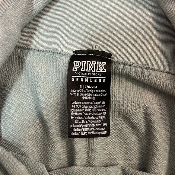 Victoria’s Secret PINK Seamless Leggings Mint Green Medium - Picture 6 of 7